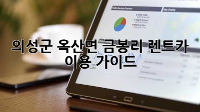 의성군 옥산면 금봉리 렌트카 이용 가이드